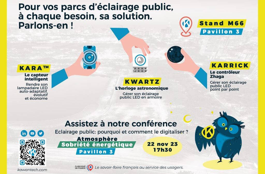 Kawantech, experte de l’éclairage public au service des usagers