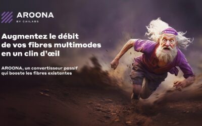 AROONA est une solution passive permettant d’augmenter le débit des réseaux locaux sans avoir à remplacer les fibres optiques existantes