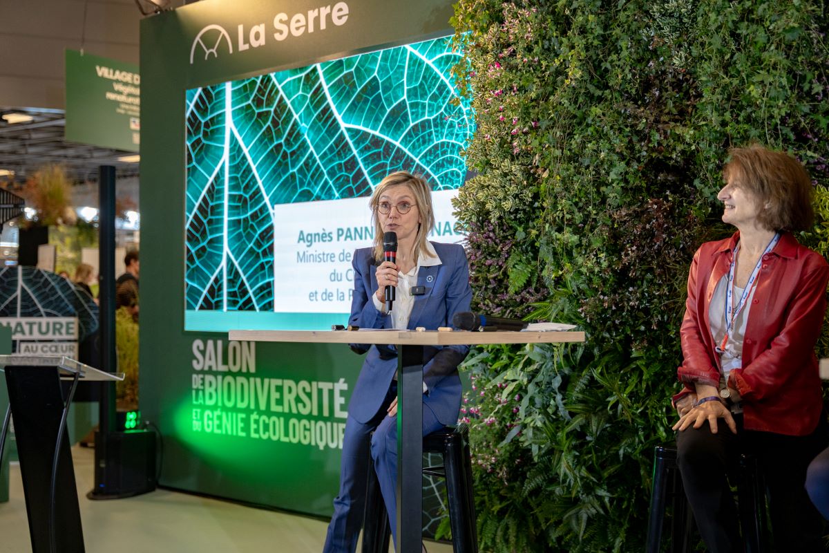 Agnès Pannier-Runacher, Ministre de la Transition écologique, de l’énergie, du climat et de la prévention des risques sur La Serre Agnès Pannier-Runacher, Ministre de la Transition écologique, de l’énergie, du climat et de la prévention des risques sur La Serre