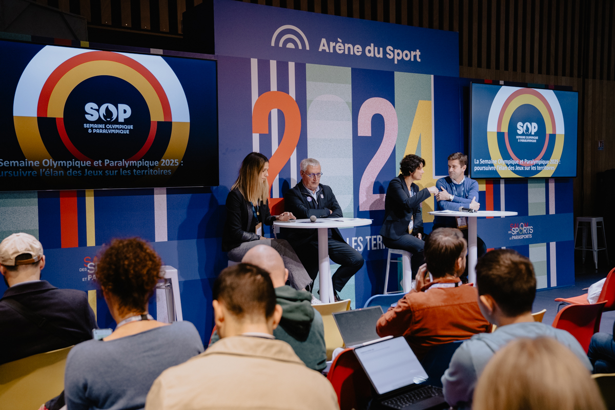 Salon des Sports et Parasports - Prise de parole sur l'Arène du Sport Salon des Sports et Parasports - Prise de parole sur l'Arène du Sport