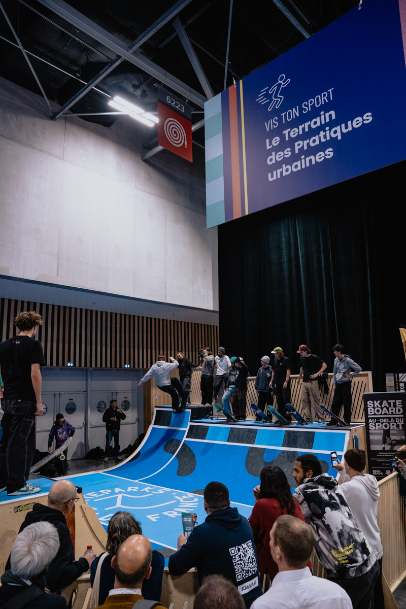 Salon des Sports et Parasports - Rampe de skate Salon des Sports et Parasports - Rampe de skate