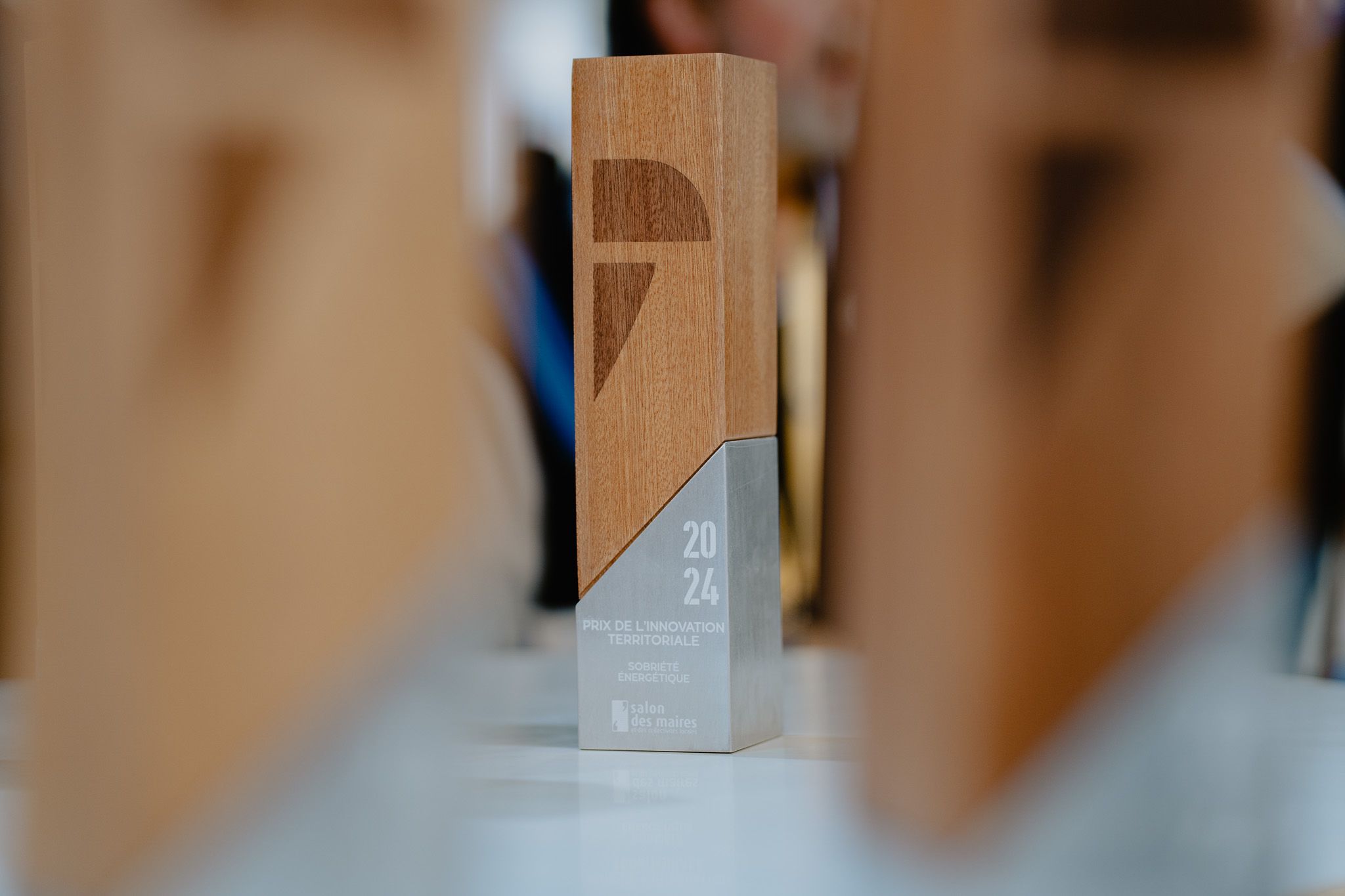 Trophée des Prix de l’Innovation du Salon des Maires, édition 2024 Trophée des Prix de l’Innovation du Salon des Maires, édition 2024
