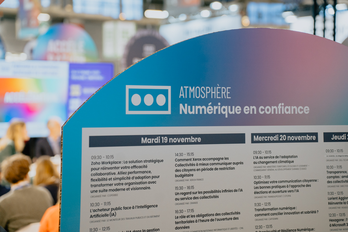 Salon des Maires - Atmosphère Numérique en confiance Salon des Maires - Atmosphère Numérique en confiance