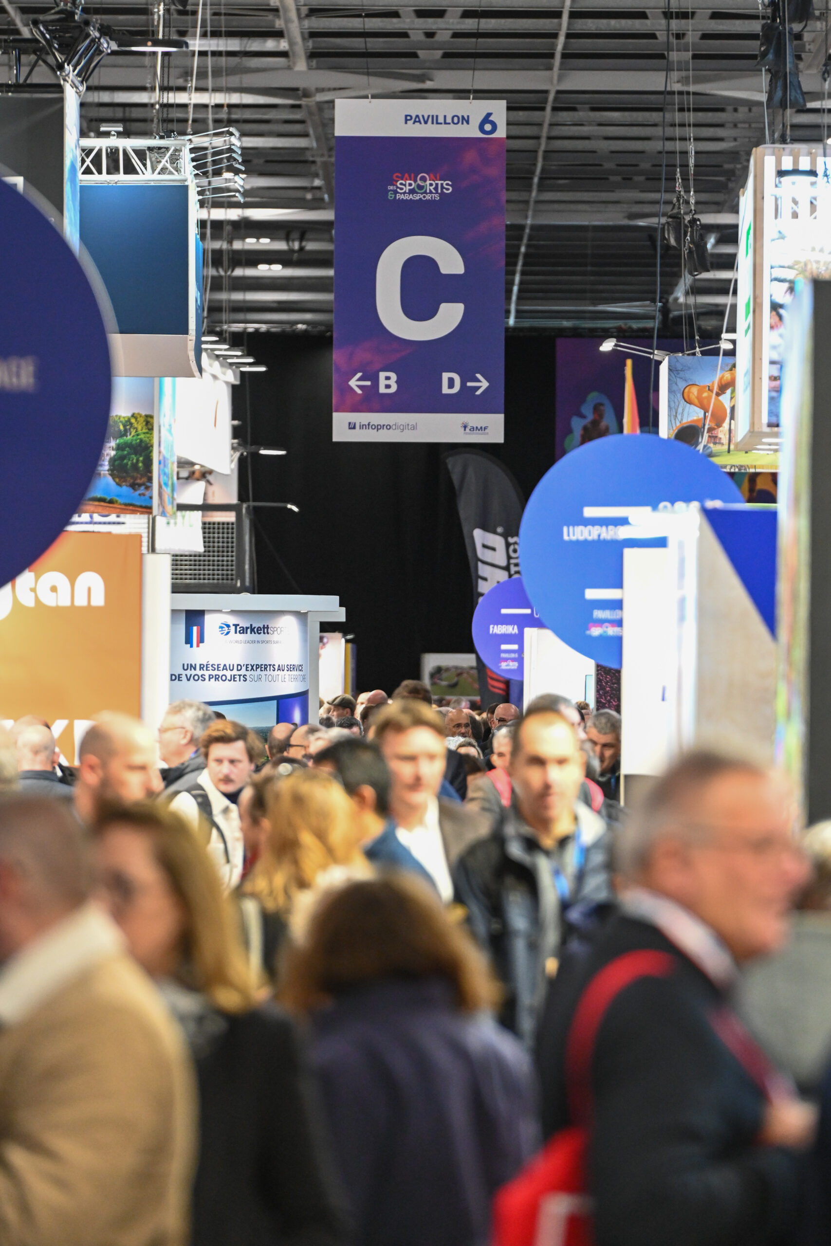 Vue d’ensemble des allées – Pavillon 6