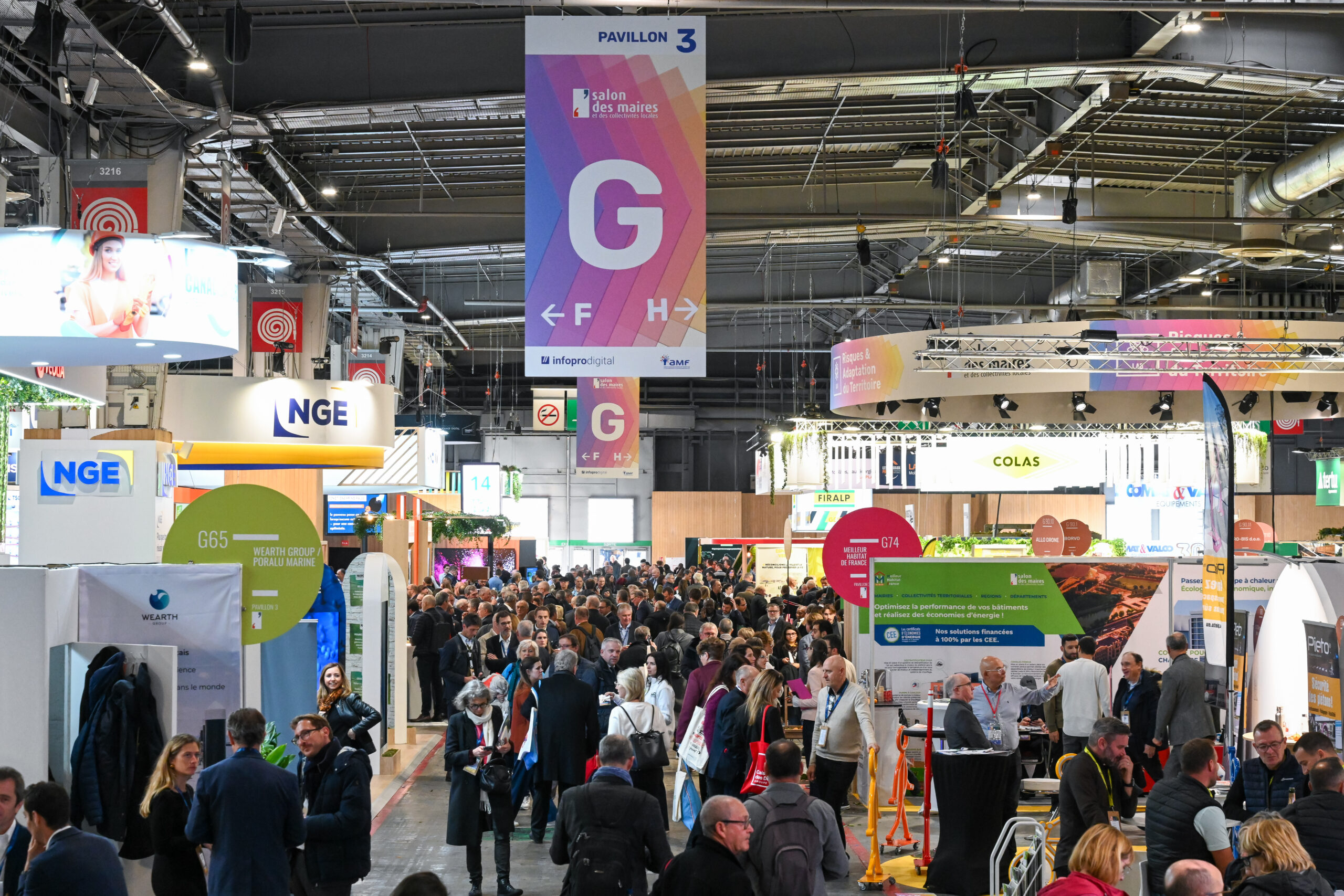 Vue d’ensemble des allées – Pavillon 3