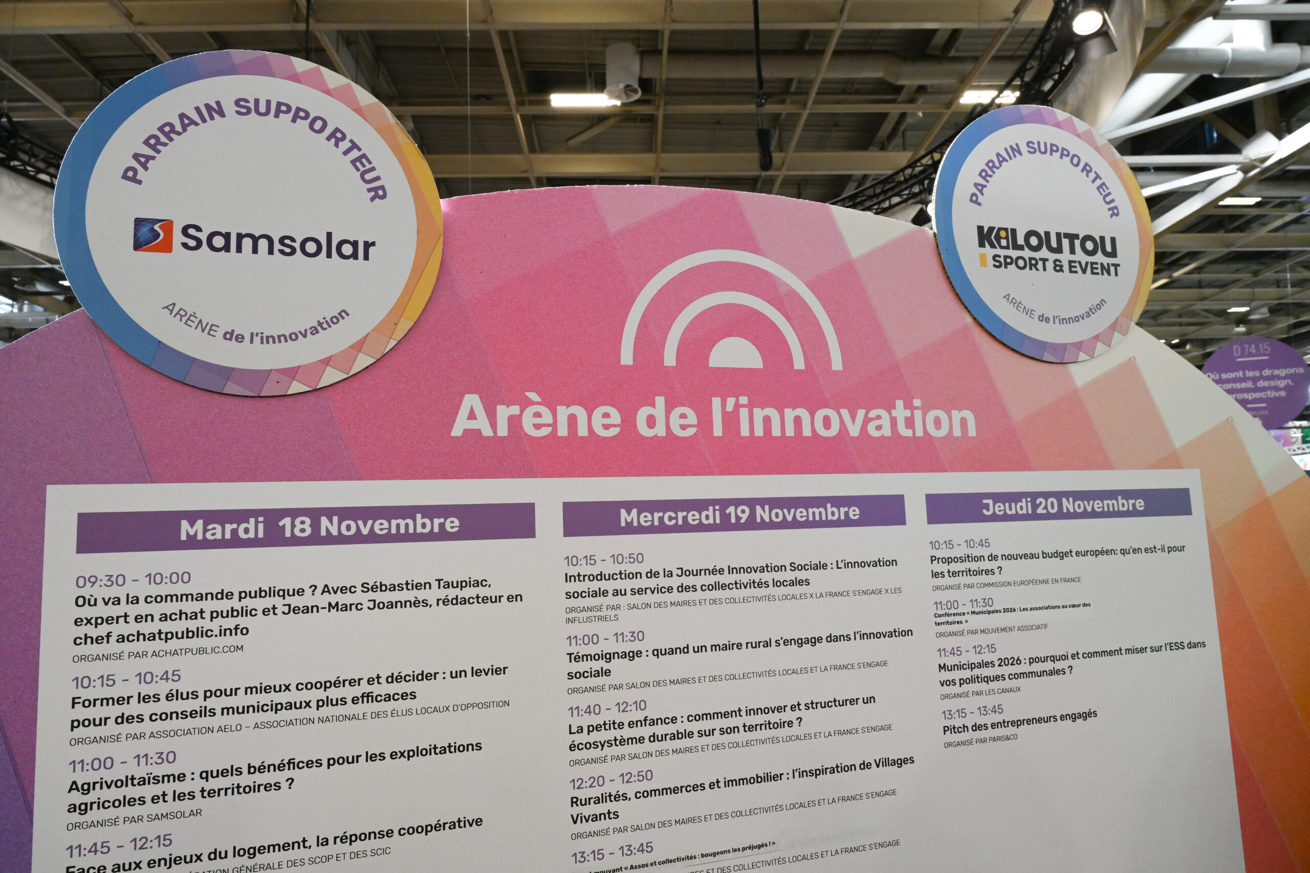 Arène de l'innovation - Le programme